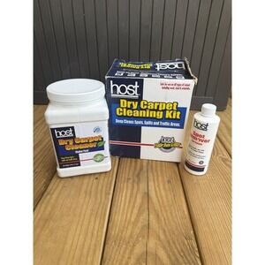 Vintage HOST® Dry Carpet Cleaner Kit Natural, Non-Toxic + Spot Remover Read